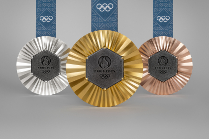 Voici les médailles d'or, d'argent et de bronze pour les Jeux olympiques de Paris cet été.